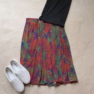 LuLaRoe Madison Palm Leaf Full Skirt